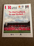 Manchester United - United Review v Chelsea Premier League Programme