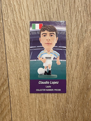 Claudio Lopez Lazio Corinthian Card