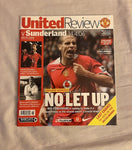 Manchester United - United Review v Sunderland Premier League Programme